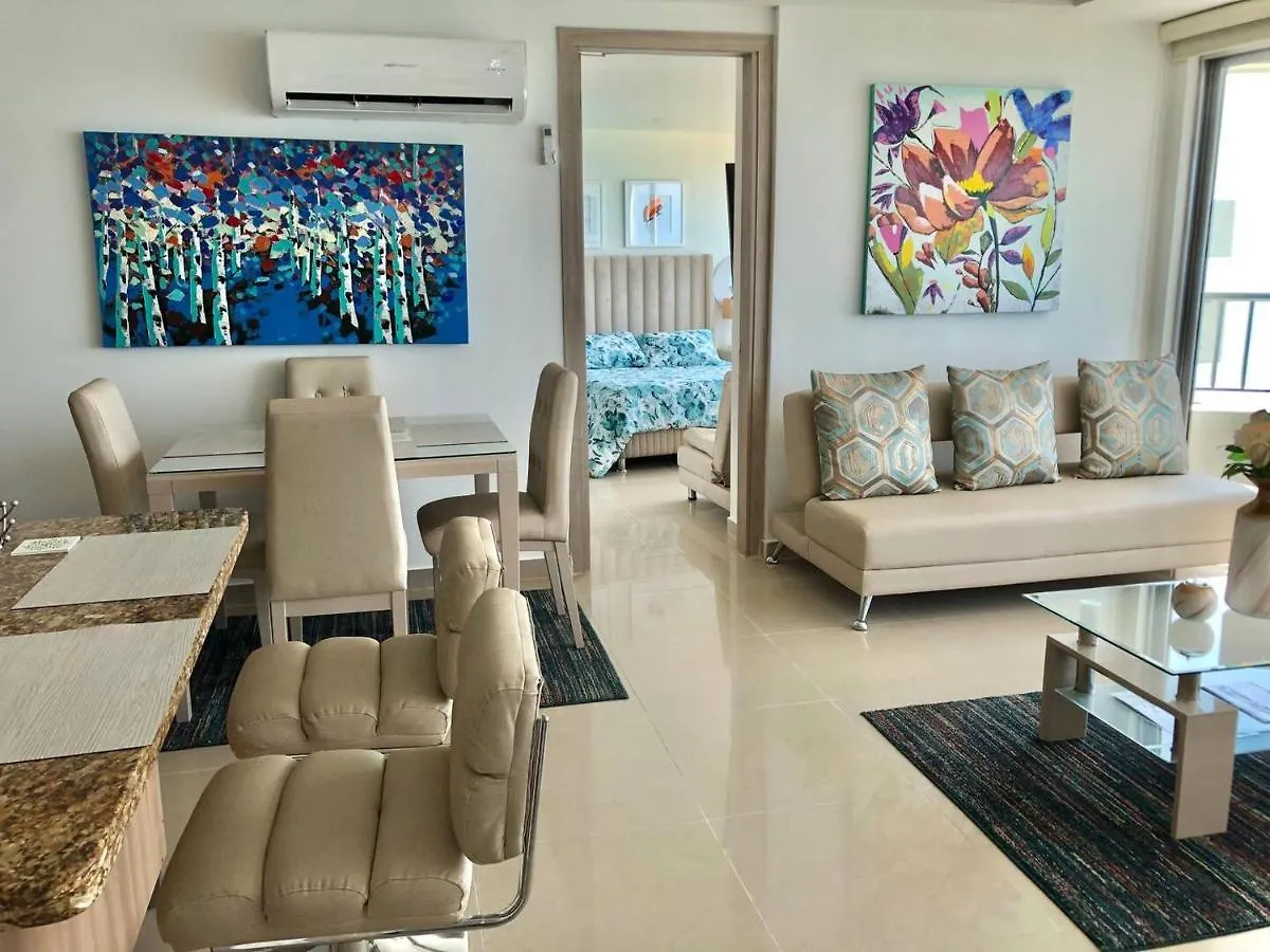 Apto 1803 Cartagena Frente Al Mar- Edificio Palmetto, Piso 18 Διαμέρισμα